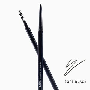 Lithe Nanofil Brow Pencil: Soft Black, New